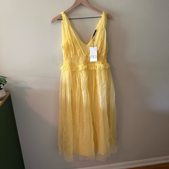 green emerald velvet dress Zara Embellished Bandeau Cowl Neck Mini Dress in Gold main image 0